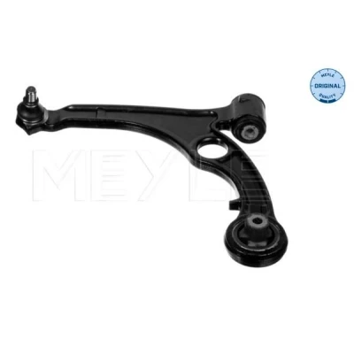 Imagem de MEYLE 216 050 0018 Braço de suspensão ORIGINAL Quality com apoio borracha em baixo, Eixo dianteiro, lado esquerdo transversal Aço