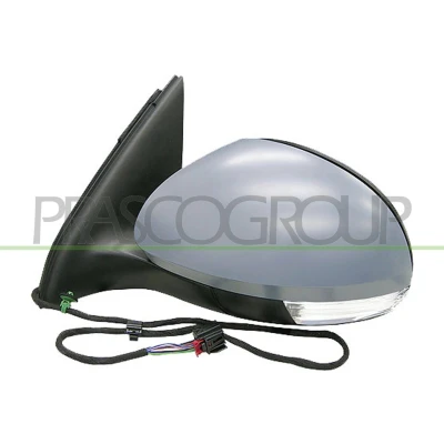 Imagem de Espelho retrovisor Prasco VG8077314 esquerda com subcapa elétrico aquecível, ajustável pelo interior VOLKSWAGEN: Tiguan I