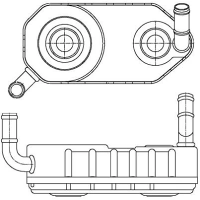 Imagem de MAHLE ORIGINAL CLC 177 000S Radiador de óleo, caixa velocidades automática