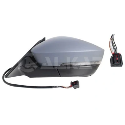 Imagem de Espelho retrovisor Alkar 9043693 esquerda com subcapa elétrico aquecível, dobrável electricamente, convexo, iluminação circundante para veículo co