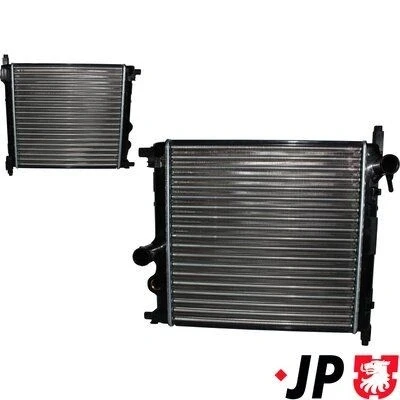 Imagem de JP GROUP 1114208200 Radiador, arrefecimento do motor 355 359 16 Caixa de velocidades manual VOLKSWAGEN: up! Hatchback