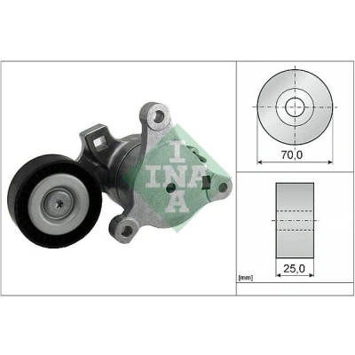 Imagem de INA 534 0362 10 Tensor, correia trapezoidal estriada PEUGEOT: 307 Hatchback, 308 I SW, CITROËN: C4 Grand Picasso, Coupe