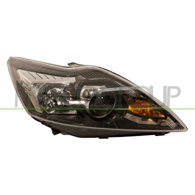 Imagem de PRASCO FD4264947 Farol Principal à direita H7/H1 preto com luzes direccionais motor de regulação do alcance dos faróis FORD: Focus 2 Kombi