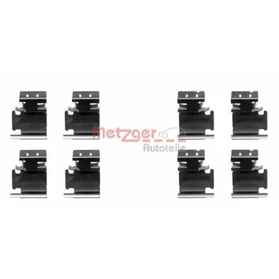 Imagem de METZGER 109 1298 Kit de acessórios, pastilhas travão FIAT: 500 Hatchback, Punto Evo Stilo AUDI: A3 Sportback