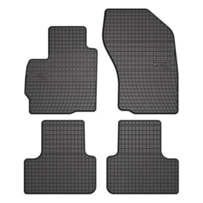 Imagem de FROGUM 0480 Conjunto de tapete chão Borracha à frente e atrás 4 preto medida MITSUBISHI: ASX SUV