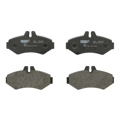 Imagem de FERODO PREMIER ECO FRICTION FVR1306 Jogo de pastilhas para travão disco preparado indicador aviso desgaste sem acessórios