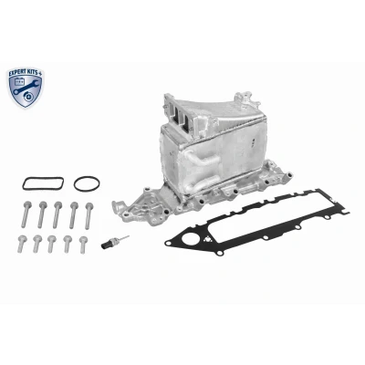 Imagem de VEMO V10 60 0082 Intercooler com sensor, sem válvula de recirculação dos gases escape, jogo parafusos juntas VOLKSWAGEN: Golf 7