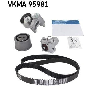 Imagem de SKF VKMA 95981 Jogo de correias dentadas 219 com amortecedor tensor, rolo tensor perfil dentado arredondado HYUNDAI: SANTA FE 2