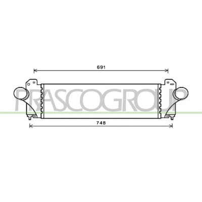 Imagem de PRASCO FT929N001 Intercooler