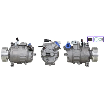 Imagem de LUCAS ACP929 Compressor PAG 46 R 134a com juntas AUDI: Q7