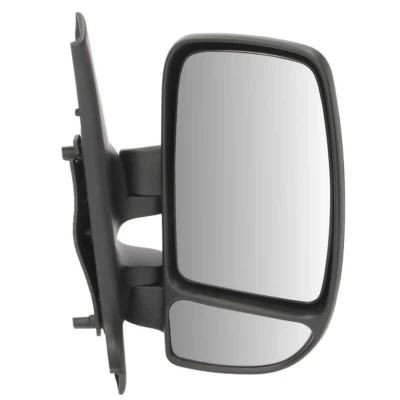 Imagem de espelho retrovisor Alkar 9202905 à direita manual com grande angular, Braço do curto, convexo para veículo volante esquerda