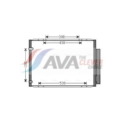 Imagem de Condensador, ar condicionado AVA COOLING TO5573D