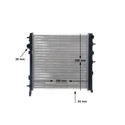 Imagem de MAHLE ORIGINAL CR 556 002S Radiador, arrefecimento do motor CITROËN: C3 I Hatchback, II, C2 PEUGEOT: 207 Hatchback