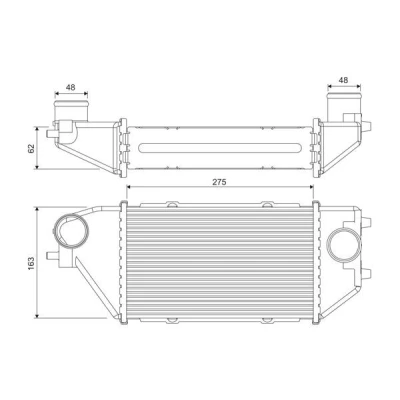 Imagem de VALEO 818381 Intercooler Alumínio sem sensor