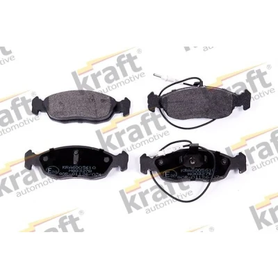 Imagem de KRAFT 6005610 Jogo de pastilhas para travão disco Eixo dianteiro incl. contacto aviso desgaste PEUGEOT: 306 Hatchback, Carrinha