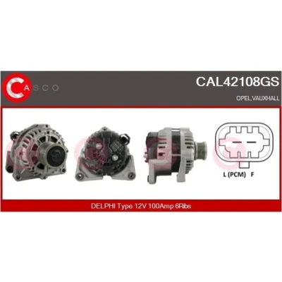 Imagem de CASCO CAL35149AS Alternador 12V 70A HONDA: CIVIC 5 Coupe, 6 Stufenheck, Coupe