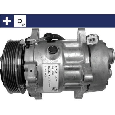 Imagem de MAHLE ORIGINAL ACP 360 000S Compressor SD7V16 12 PAG 46 R 134a com retentor PEUGEOT: 406 Carrinha, Sedan, 206 Hatchback, CITROËN: Xsara Picasso
