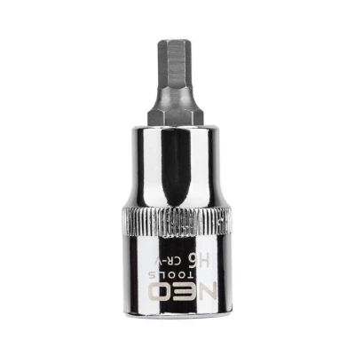 Imagem de NEO TOOLS 08 771 Chave de caixa 1/2 7422 H6 Aço cromo vanádio, para ferramentas Sextavado interior