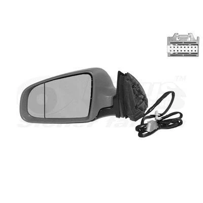 Imagem de Espelho retrovisor Van Wezel 0325817 esquerda com subcapa completo, não esférico, para regulação eléctrica dos espelhos, aquecível