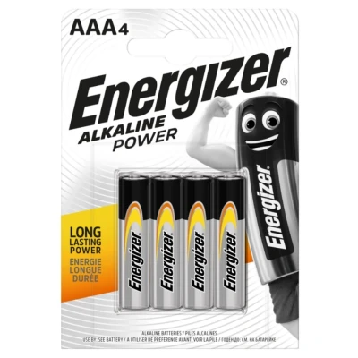 Imagem de Energizer Alkaline Power Pilhas AAA LR03 4 Unidades