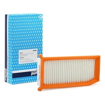 Imagem de PURFLUX A1569 Filtro de ar 64 124 273 Cartucho filtrante DACIA: Duster SUV, Dokker Express, Lodgy, RENAULT: CLIO 4, Captur, 4 Kasten endado,