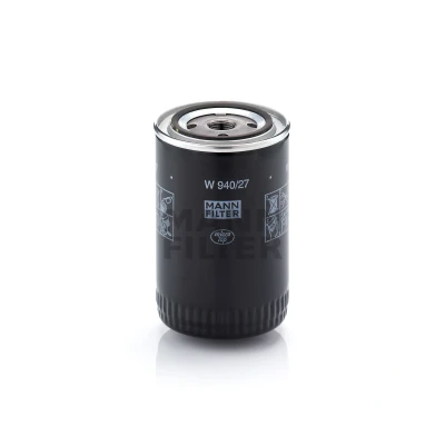 Imagem de MANN FILTER W 940/27 Filtro de óleo 3/4 16 UNF com uma válvula retenção aparafusado NISSAN: Patrol Hardtop