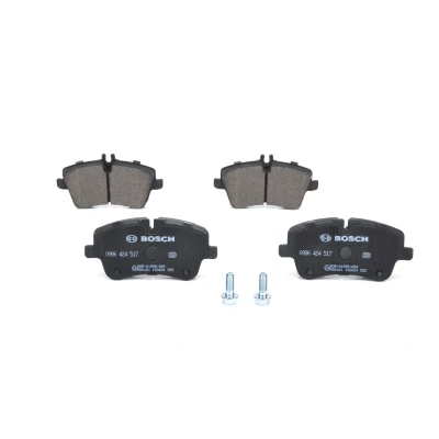 Imagem de BOSCH 0 986 494 607 Jogo de pastilhas para travão disco Baixo teor metálico com chapa anti ruído, parafusos acessórios endado, norauto,