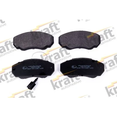 Imagem de KRAFT 6003425 Jogo de pastilhas para travão disco Eixo dianteiro incl. contacto aviso desgaste FIAT: Ducato II Van, Van