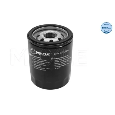 Imagem de MEYLE 32 14 322 0004 Filtro de óleo M20x1,5 ORIGINAL Quality com uma válvula retenção aparafusado MITSUBISHI: COLT 6, Lancer 8 Limousine