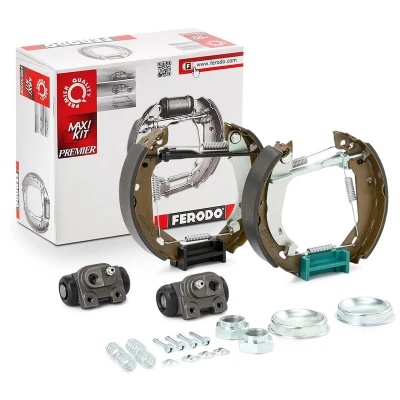 Imagem de FERODO MAXI KIT FMK208 Jogo de travões, travões tambor com cilindro travão roda CITROËN: Xsara Coupe, Hatchback, PEUGEOT: 306 Cabrio