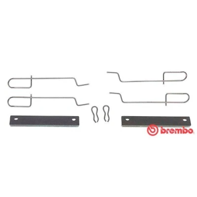 Imagem de BREMBO A 02 214 Kit de acessórios, pastilhas travão CITROËN: Saxo Hatchback, PEUGEOT: 106 II 205 Hatchback