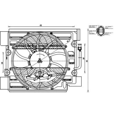 Imagem de MAHLE ORIGINAL ACF 23 000S Ventilador, condensador do ar condicionado BMW: 5 Sedan, Touring