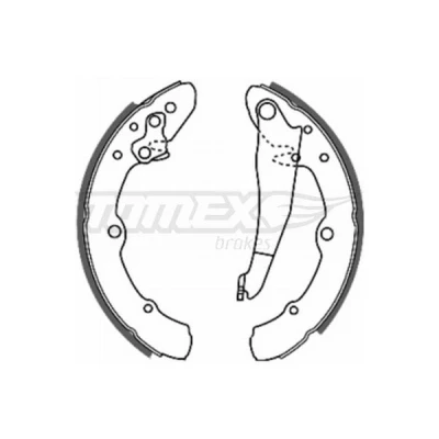 Imagem de TOMEX brakes TX 20 25 Maxilas de Travão Eixo traseiro 230 40 VOLKSWAGEN: GOLF 3, 2, Jetta SEAT: Inca
