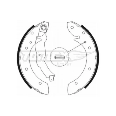 Imagem de TOMEX brakes TX 20 79 Maxilas de Travão Eixo traseiro 228 40 RENAULT: Megane 1, I Grandtour, LAGUNA 1 Grandtour