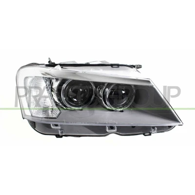 Imagem de PRASCO BM8044913 Farol Principal à direita LED, H7/H7, D1S preto com motor de regulação do alcance dos faróis