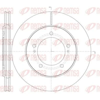 Imagem de REMSA 61233.10 Disco de travão Eixo dianteiro 309,3, 309,3 22 5 ventilado SUZUKI: Grand Vitara 1 SUV