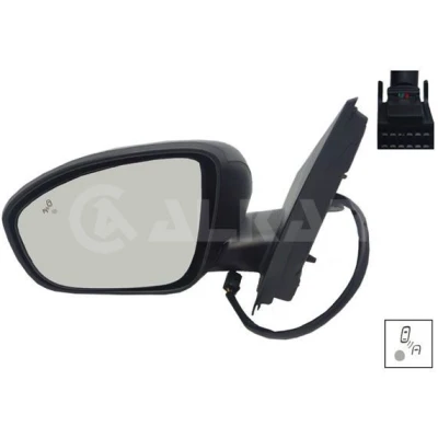 Imagem de Espelho retrovisor Alkar 6145207 esquerda com subcapa elétrico aquecível, convexo DACIA: Jogger I MPV, Sandero III
