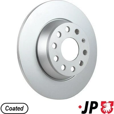 Imagem de JP GROUP 1163205900 Disco de travão Eixo traseiro 282 12 5 cheio revestido VOLKSWAGEN: Golf 6, 5, Passat B6 Variant, AUDI: A3 Sportback
