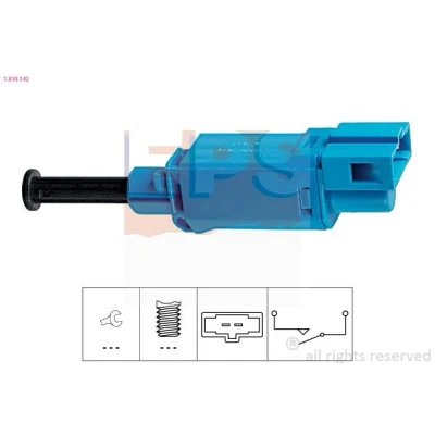 Imagem de EPS 1.810.142 Interruptor de luz stop mecânico Made in Italy OE Equivalent VOLKSWAGEN: Polo III Hatchback, IV GOLF 3