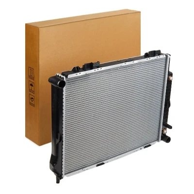 Imagem de NRF 58100 Radiador, arrefecimento do motor Alumínio 640 484 34 com componentes de montagem Aletas refrigeração soldadas