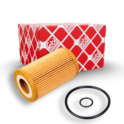 Imagem de FEBI BILSTEIN 27167 Filtro de óleo com retentor Cartucho filtrante RENAULT: CLIO 2, Kangoo I Express, 2 Kasten, NISSAN: Kubistar Van