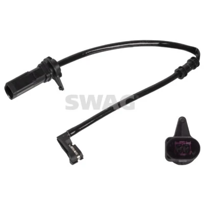Imagem de SWAG 33 10 1385 Sensor de Desgaste Pastilha Freio Eixo dianteiro, lado esquerdo, direito AUDI: A6 C7 Avant, Allroad