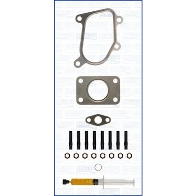 Imagem de AJUSA JTC11389 Kit de montagem, turbocompressor with studs, syringe oil com juntas instruções montagem