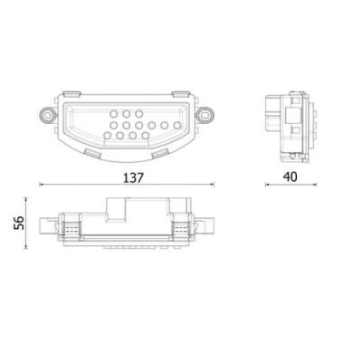 Imagem de MAHLE ORIGINAL ABR 166 000P Regulador, ventilador do habitáculo 9V