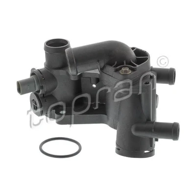 Imagem de TOPRAN 111 176 Caixa do termóstato com junta, sensor de temperadura termóstato, tampa, parafusos SEAT: Ibiza 4, 3