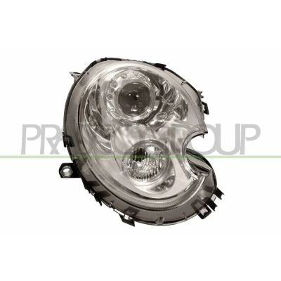 Imagem de PRASCO MN3084823 Farol Principal à direita D1S, D1S/H1, H1 branco com motor de regulação do alcance dos faróis MINI: Hatchback