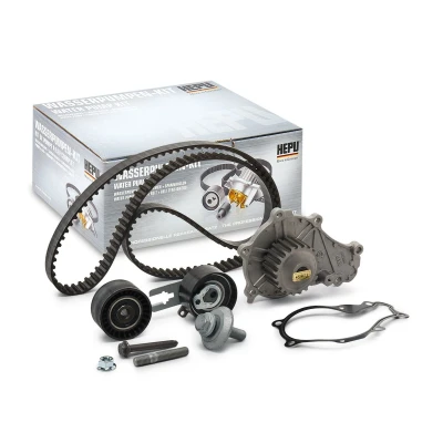 Imagem de HEPU PK08930 Bomba de Água + Kit Correia Distribuição com parafusos 144 PEUGEOT: 206 Hatchback, 307 207 Hatchback