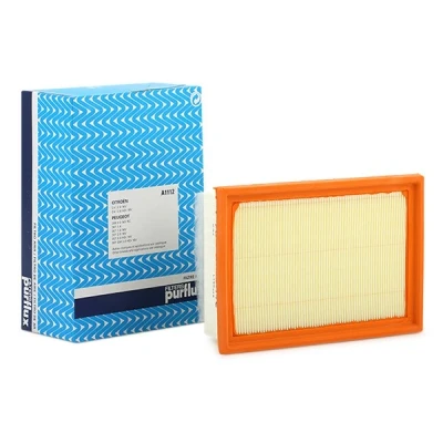 Imagem de PURFLUX A1112 Filtro de ar 85 169 246 Cartucho filtrante PEUGEOT: 206 Hatchback, 307 SW, CITROËN: C4 Coupe, I Hatchback
