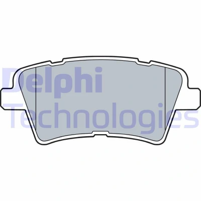 Imagem de DELPHI LP3537 Jogo de pastilhas para travão disco com avisador sonoro desgaste chapa anti ruído sem acessórios KIA: Optima / K5 Sportswagon