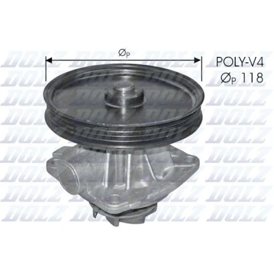 Imagem de DOLZ S226 Bomba de água com caixa FIAT: Palio I Weekend, Uno Hatchback